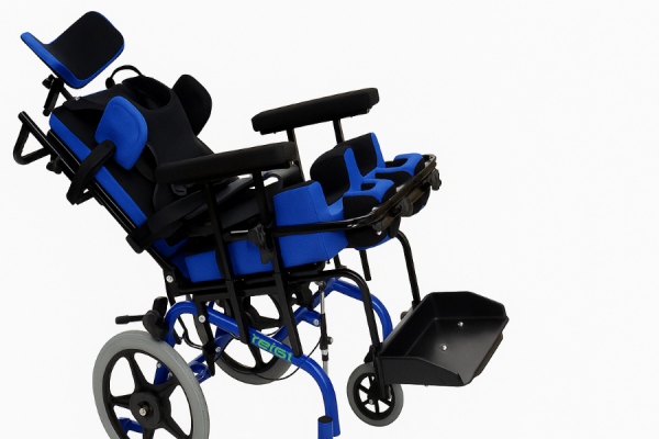 Cadeira de Rodas Adaptada Prisma Relax: Conforto e Postura com Tilt e Recline