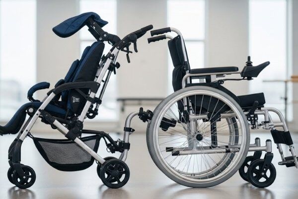 Qual a diferença entre Cadeira de Rodas Adaptada e Carrinho Postural?