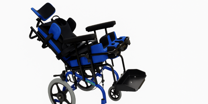 Cadeira de Rodas Adaptada Prisma Relax: Conforto e Postura com Tilt e Recline