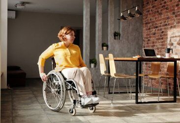 Adequação postural em cadeira de rodas