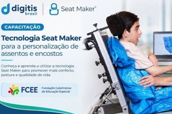 Capacitação em Tecnologia Seat Maker na Fundação Catarinense de Educação Especial.